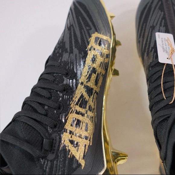 Adidas Adizero Primeknit Football Cleats Black Gold GV9632 Mens Size 10.5 Saints main image 4